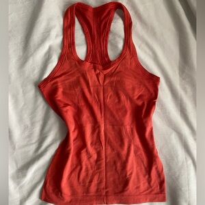 Lululemon Athletica Red Racerback Tank Top